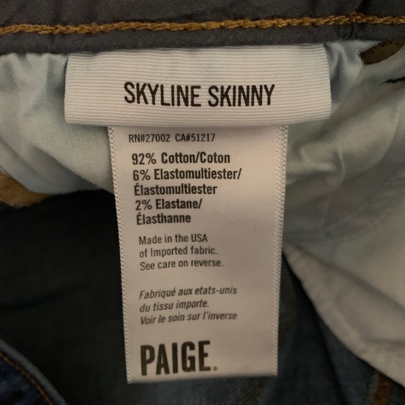 Paige Skyline Skinny Jeans - Picture 3 of 6